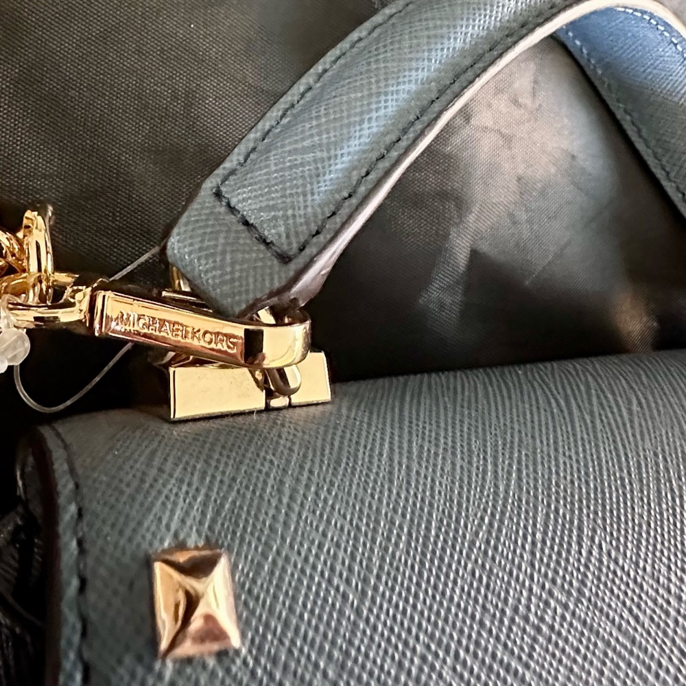 Michael Kors Blue Karla Crossbody - Picture 15 of 15